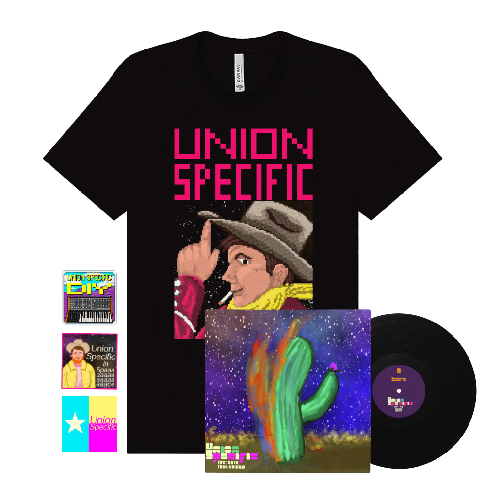 Shirt + Sticker + First Burn Then Change Vinyl