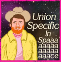 Union Specific in spaaaaace Sticker